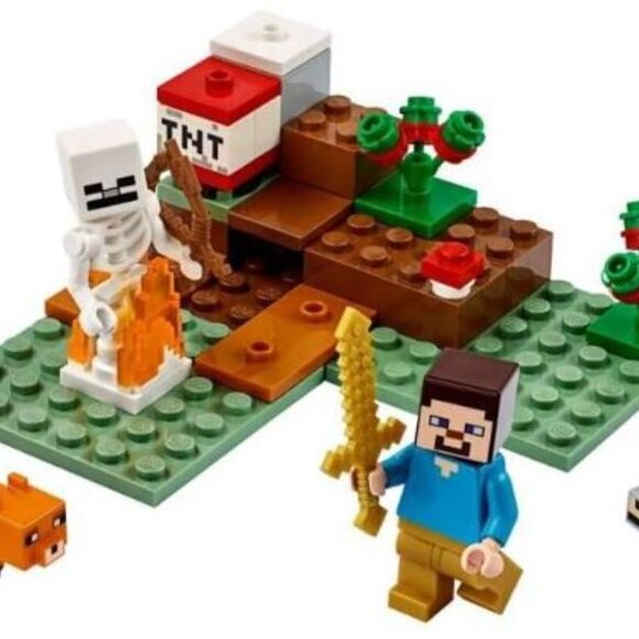 LEGO 21162 Minecraft The Taiga Adventure 74 Piece Building Play Set Damaged Box - Picture 2 of 6